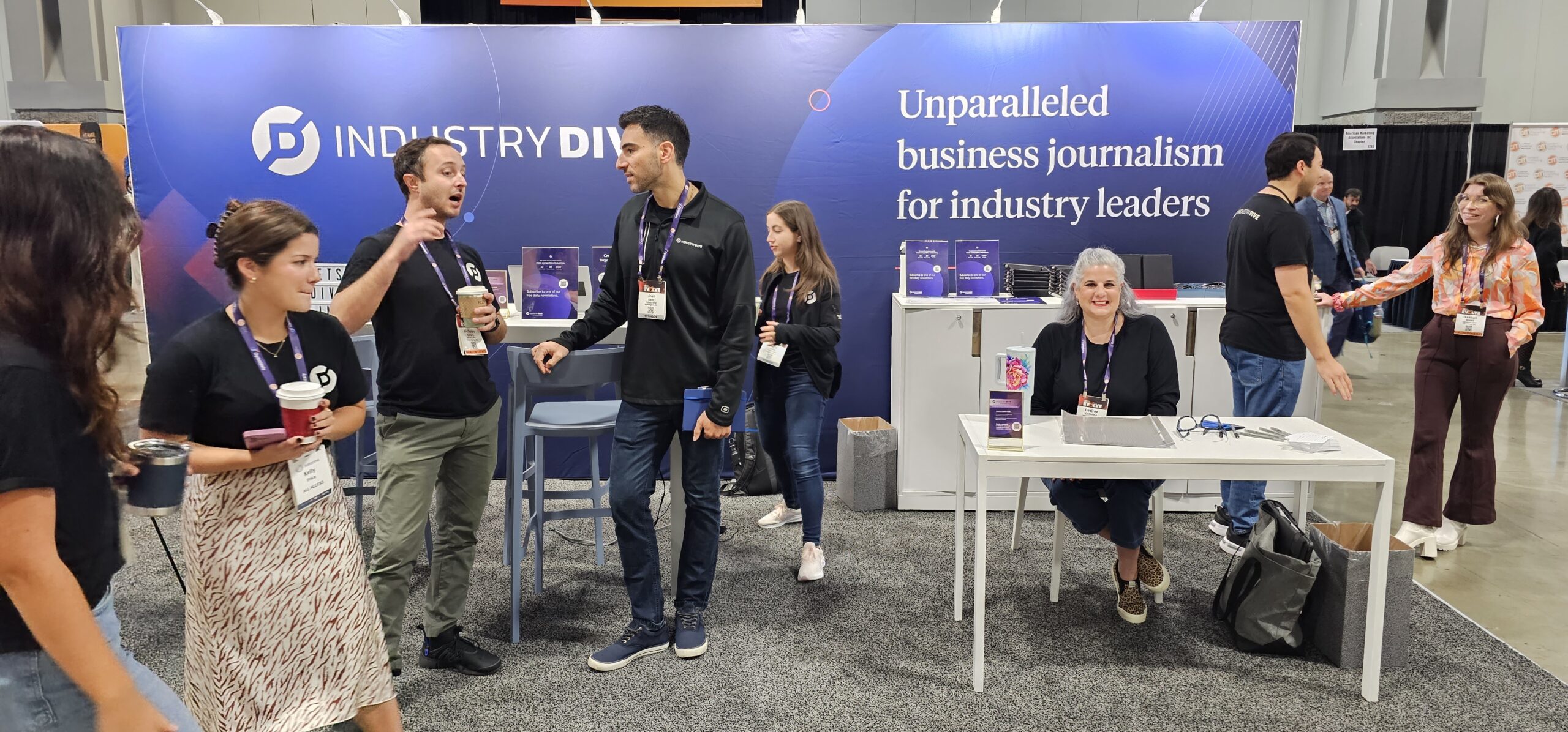 Cold Embossing Activation At Content Marketing World with Industry Dive ...